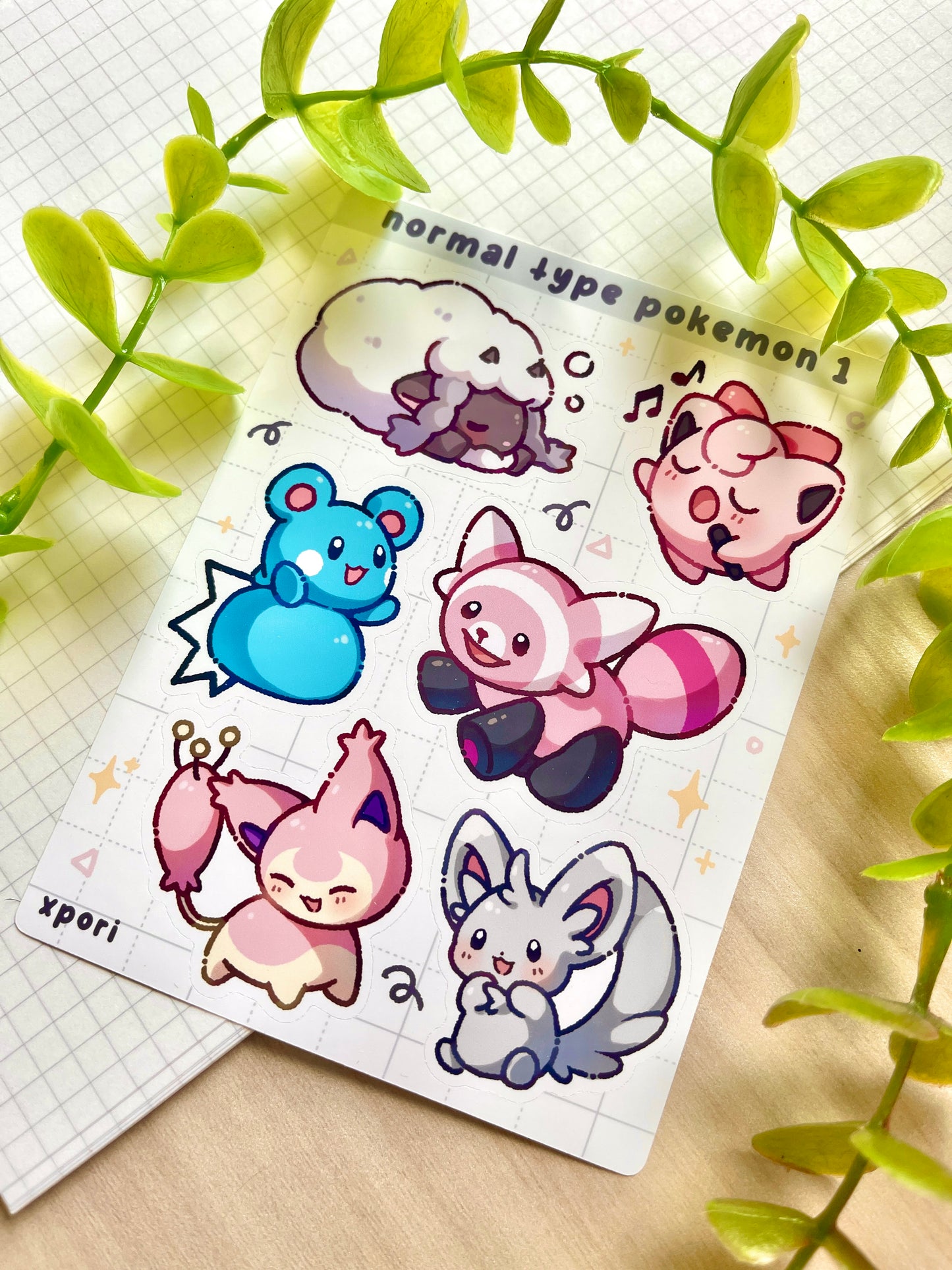 Poke Sticker Sheets