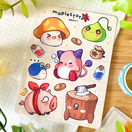 Maple Sticker Sheet