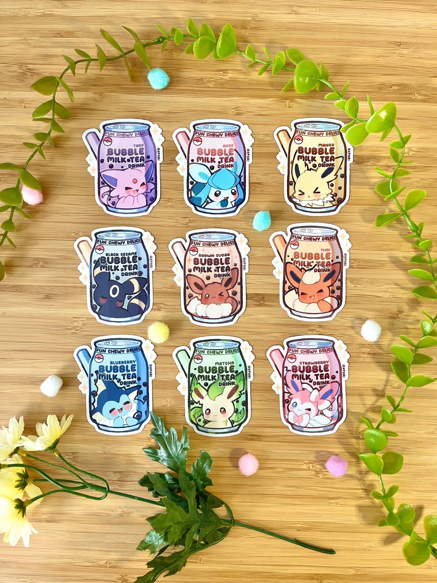 Poke Boba Stickers