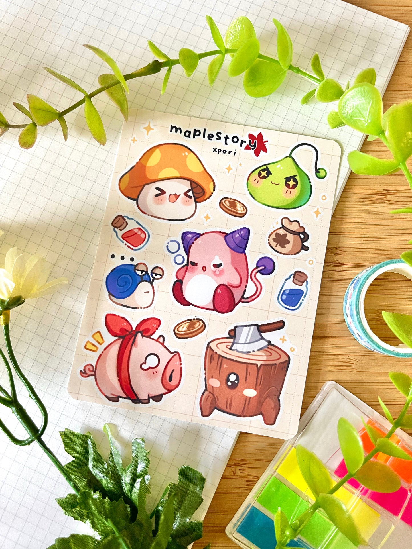 Maple Sticker Sheet