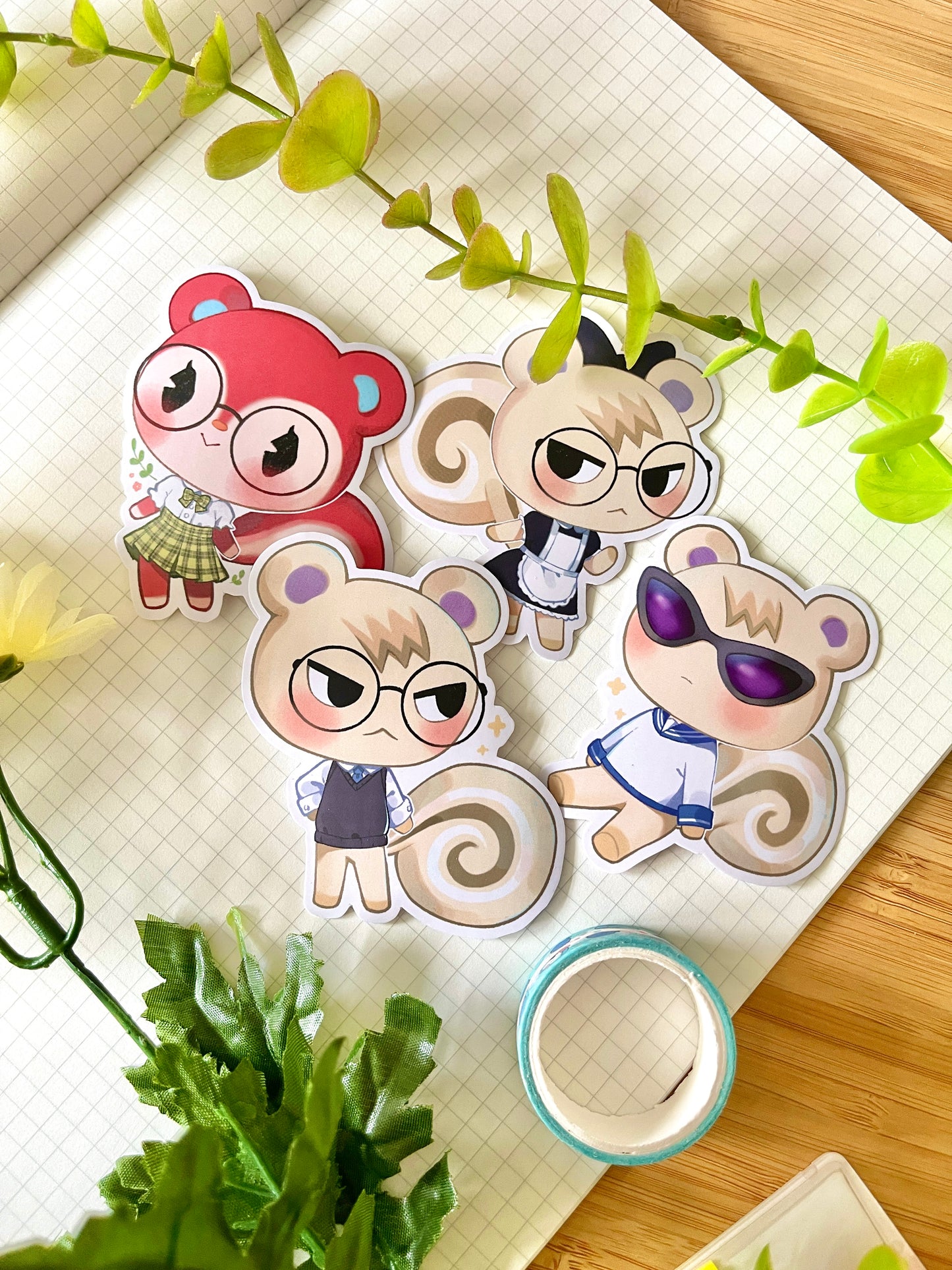 Squirrel Sticker Bundle