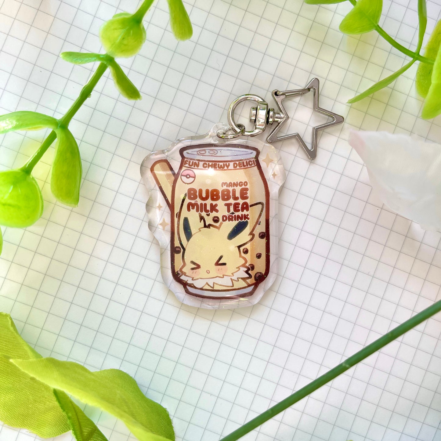 Poke Boba Keychains