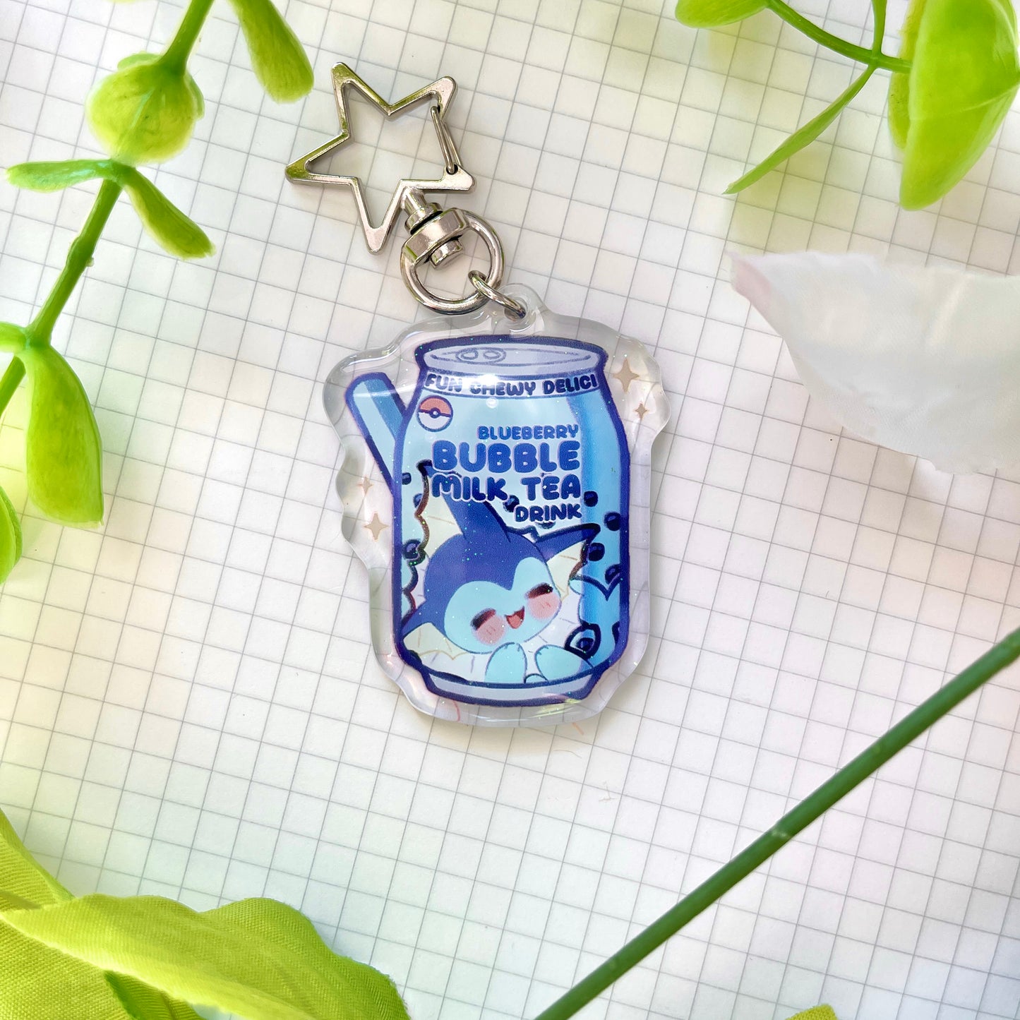 Poke Boba Keychains