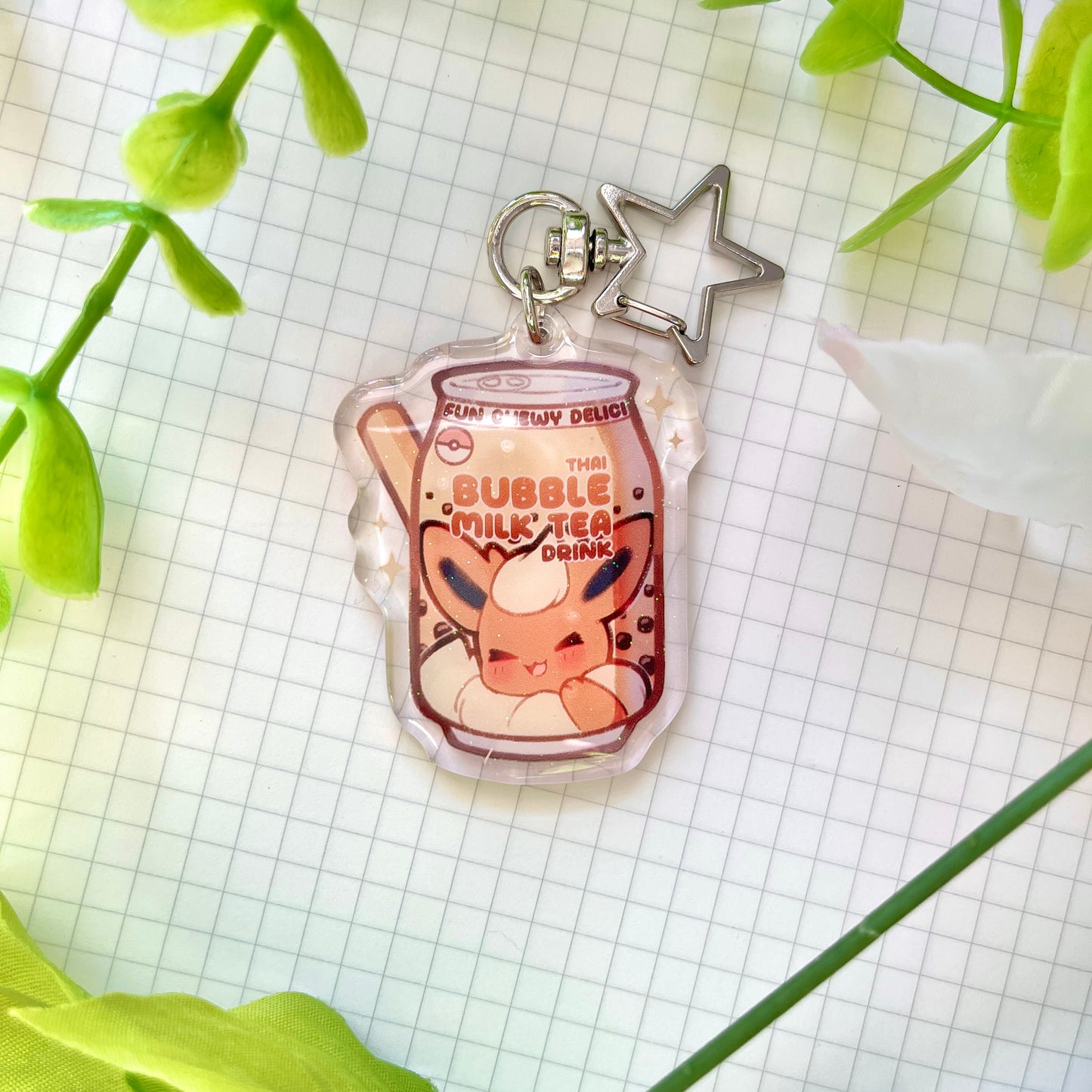 Poke Boba Keychains
