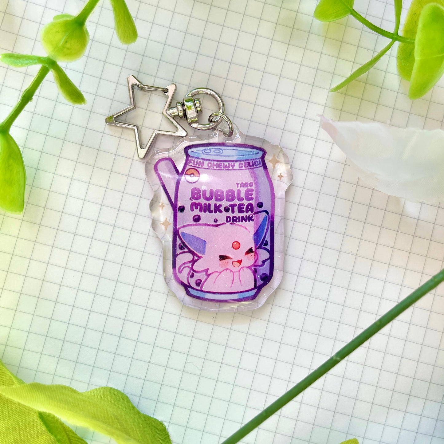 Poke Boba Keychains