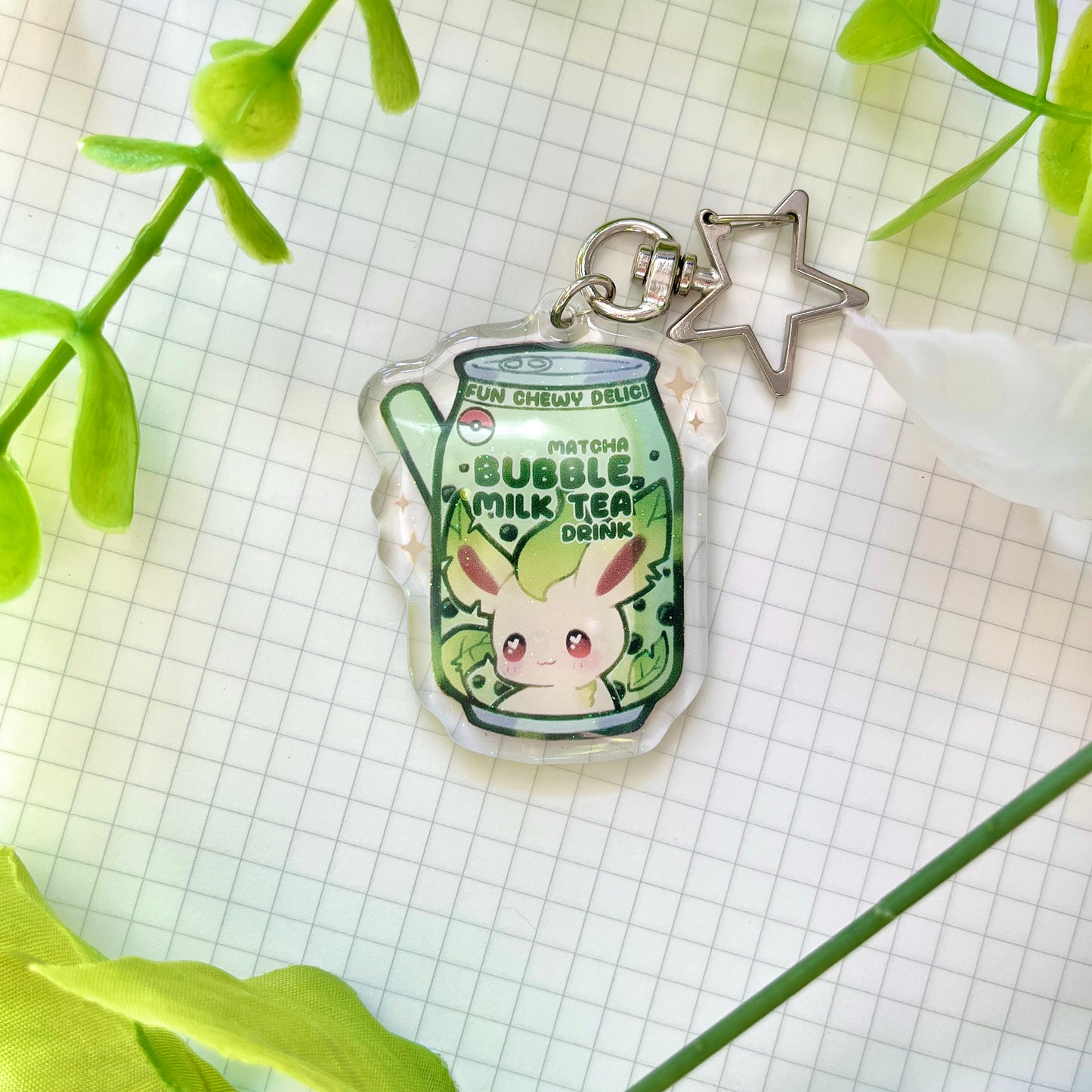 Poke Boba Keychains