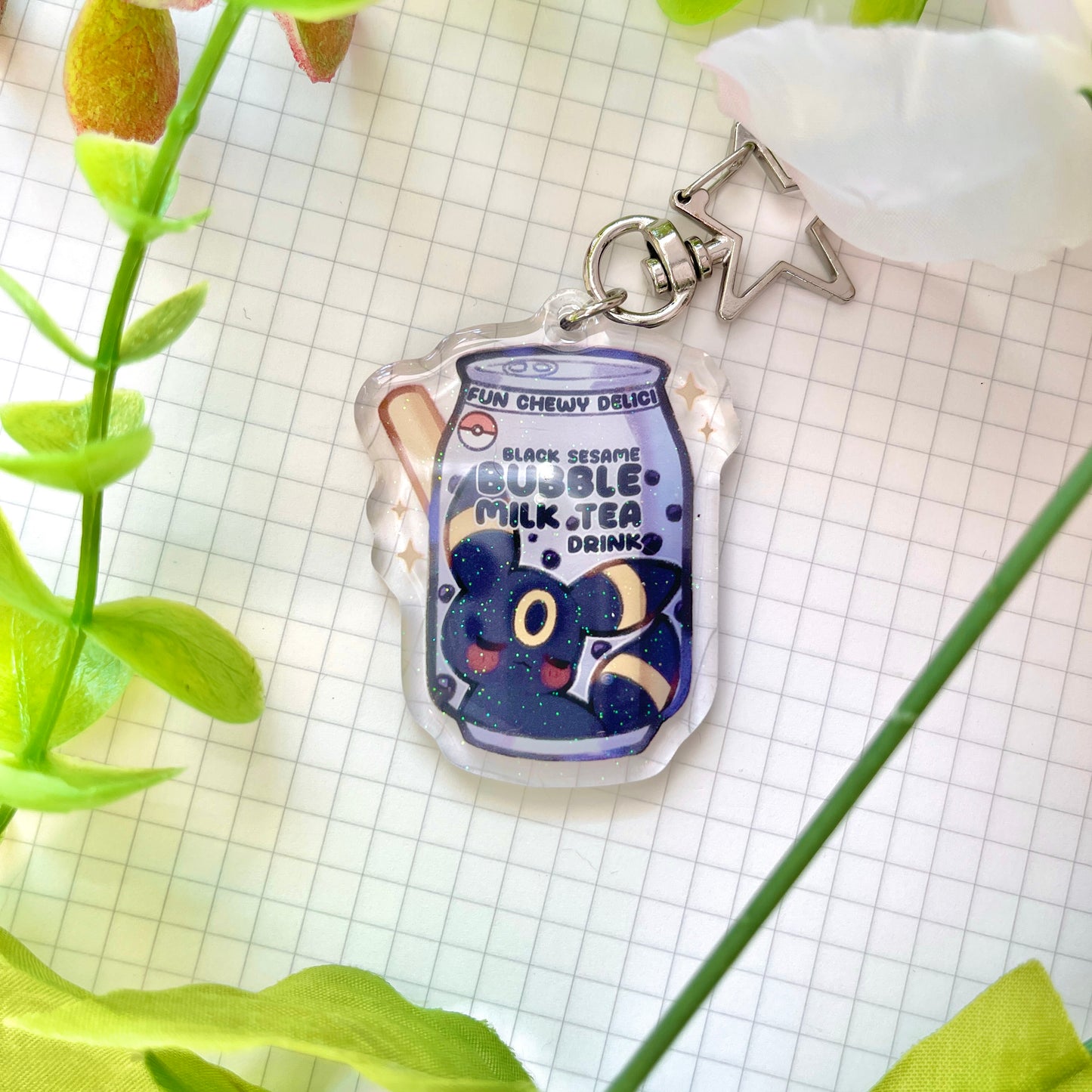 Poke Boba Keychains