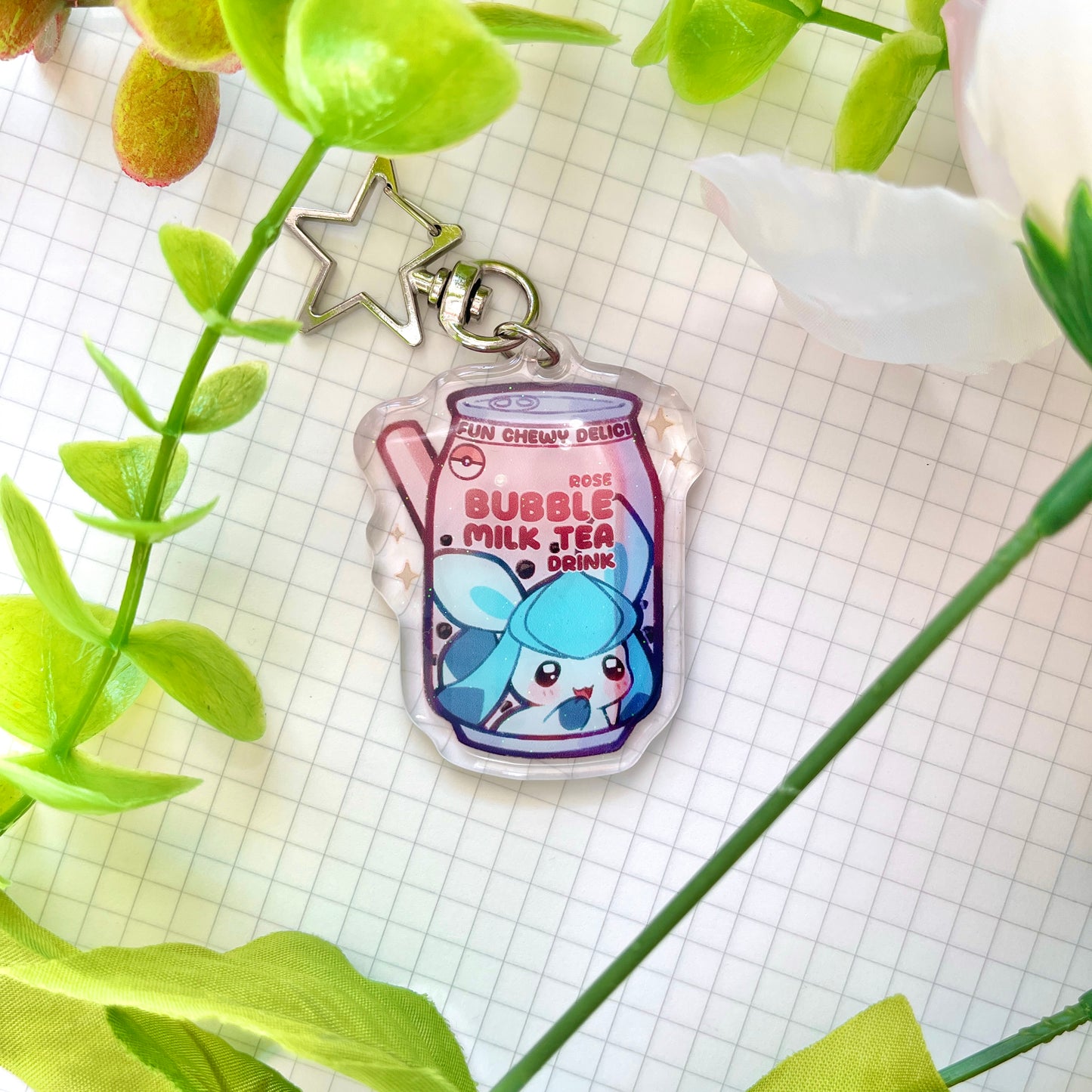 Poke Boba Keychains