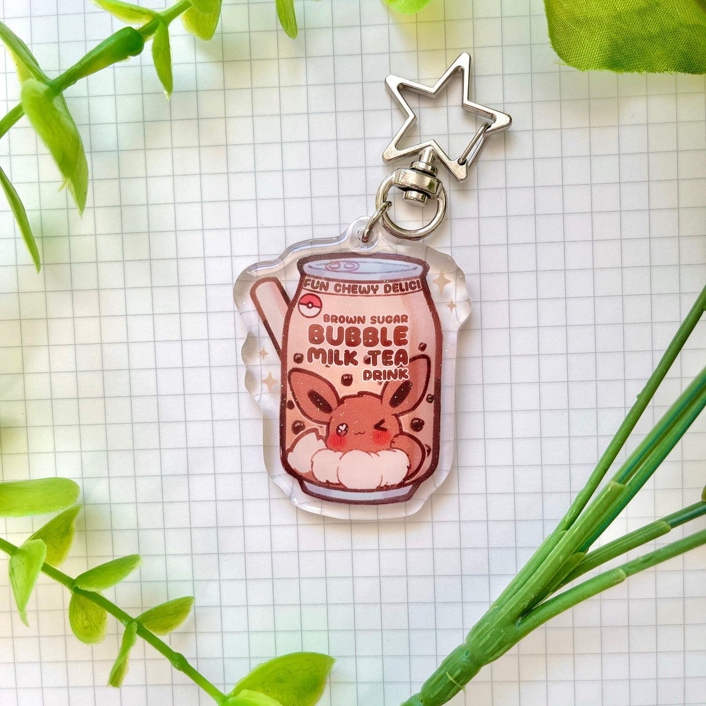 Poke Boba Keychains