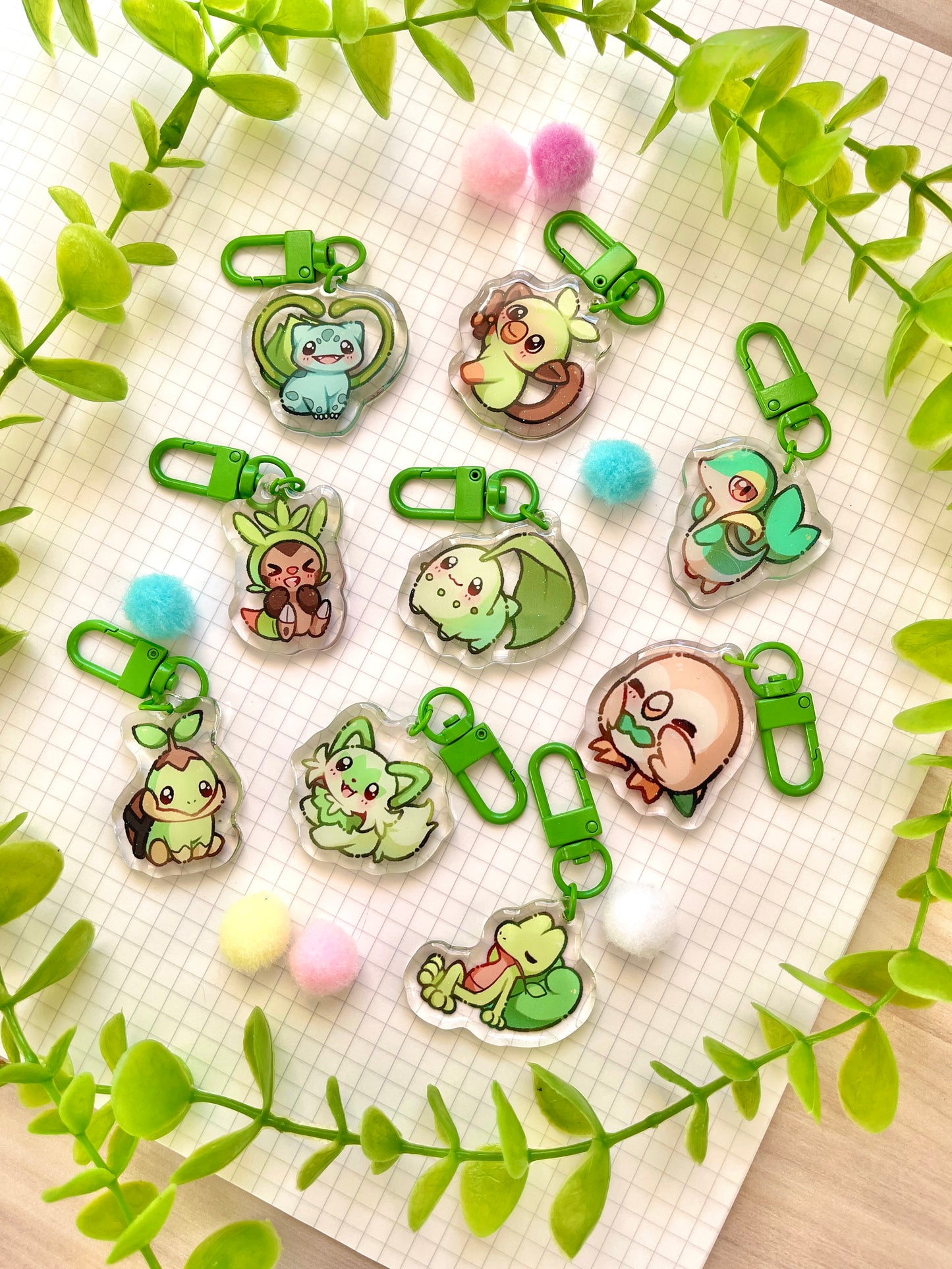 Grass Starters Mini Charms