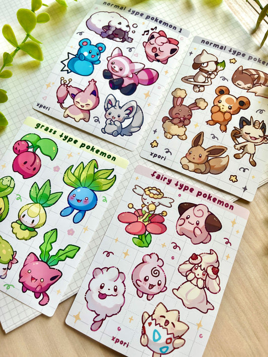 Poke Sticker Sheets