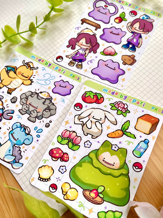 Pokopia Sticker Sheets