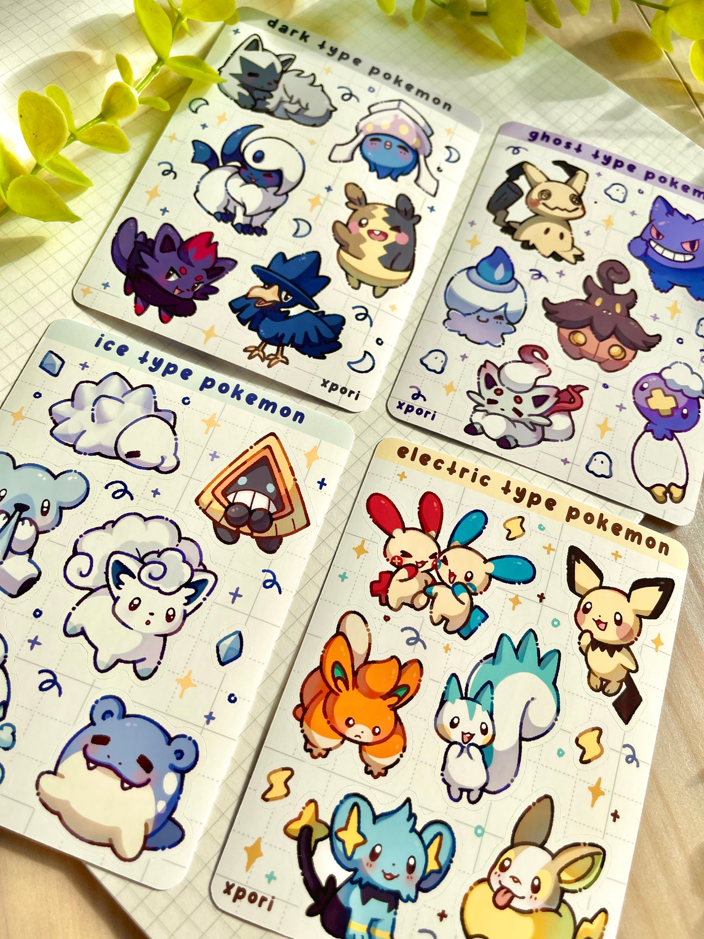 Poke Sticker Sheets
